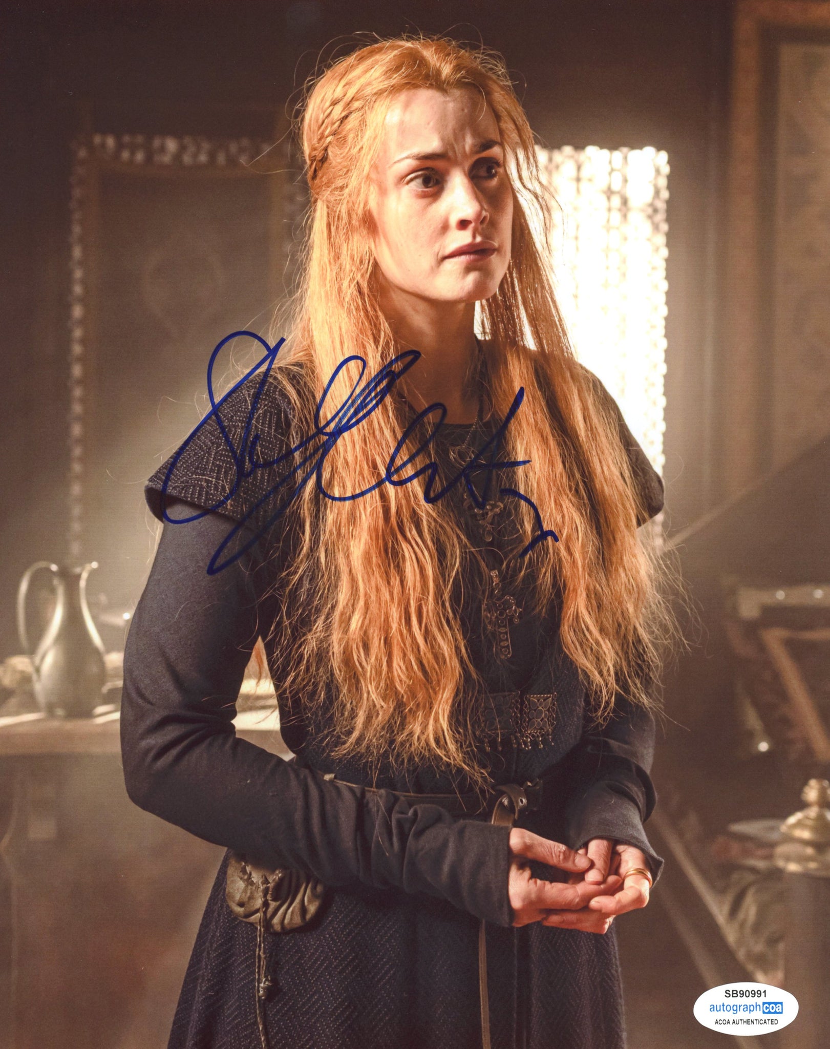 Stefani Martini Last Kingdom Signed Autograph 8x10 Photo ACOA