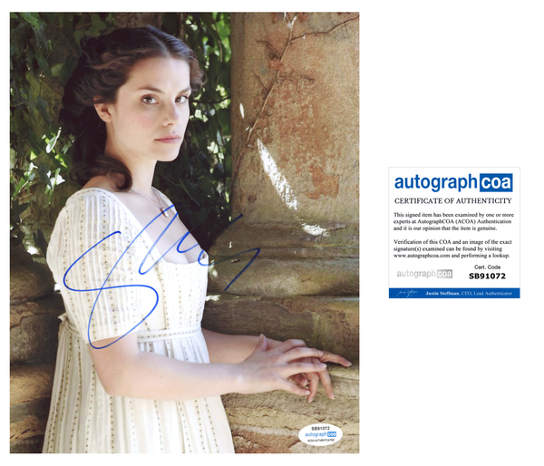 Charlotte Riley Wuthering Heights Signed Autograph 8x10 Photo ACOA