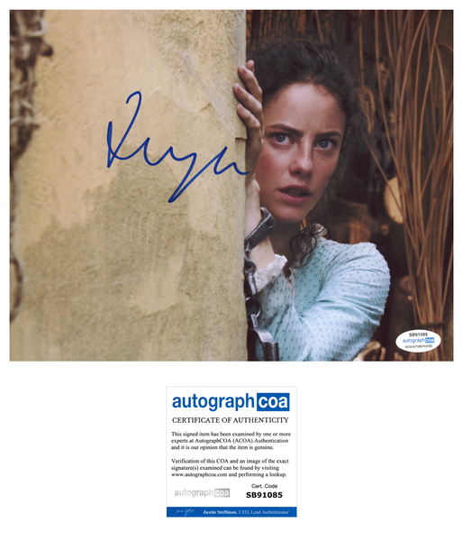Kaya Scodelario Pirates Signed Autograph 8x10 Photo ACOA
