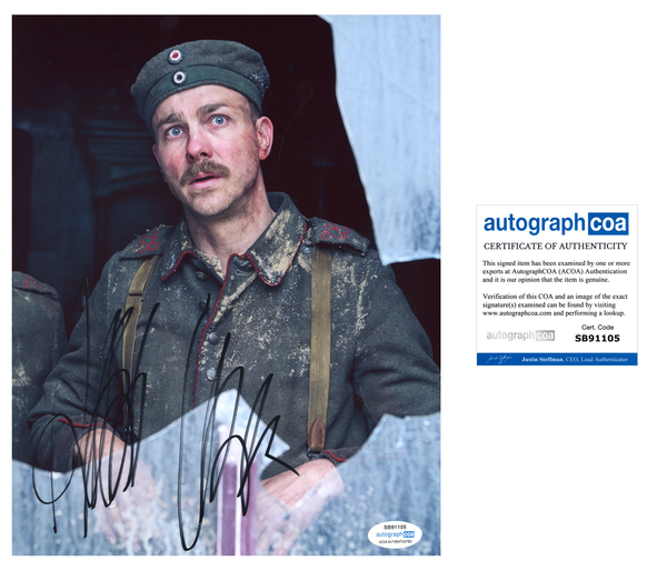 Albrecht Schuch All Quiet Western Front Signed Autograph 8x10 Photo ACOA