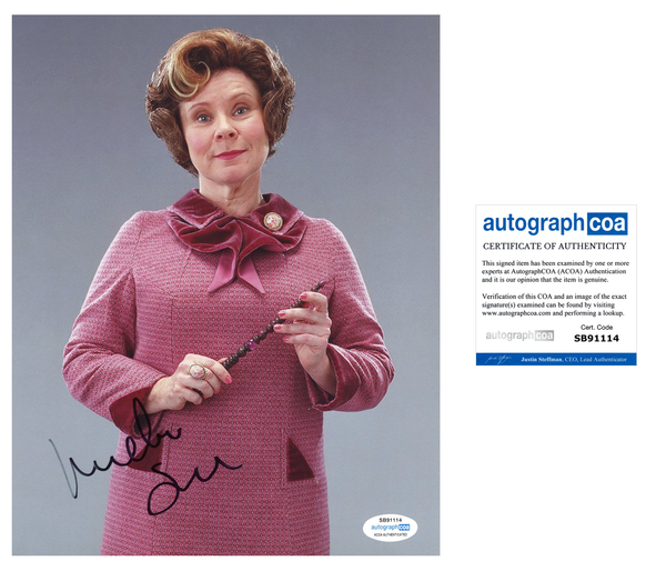 Imelda Staunton Harry Potter Signed Autograph 8x10 Photo ACOA