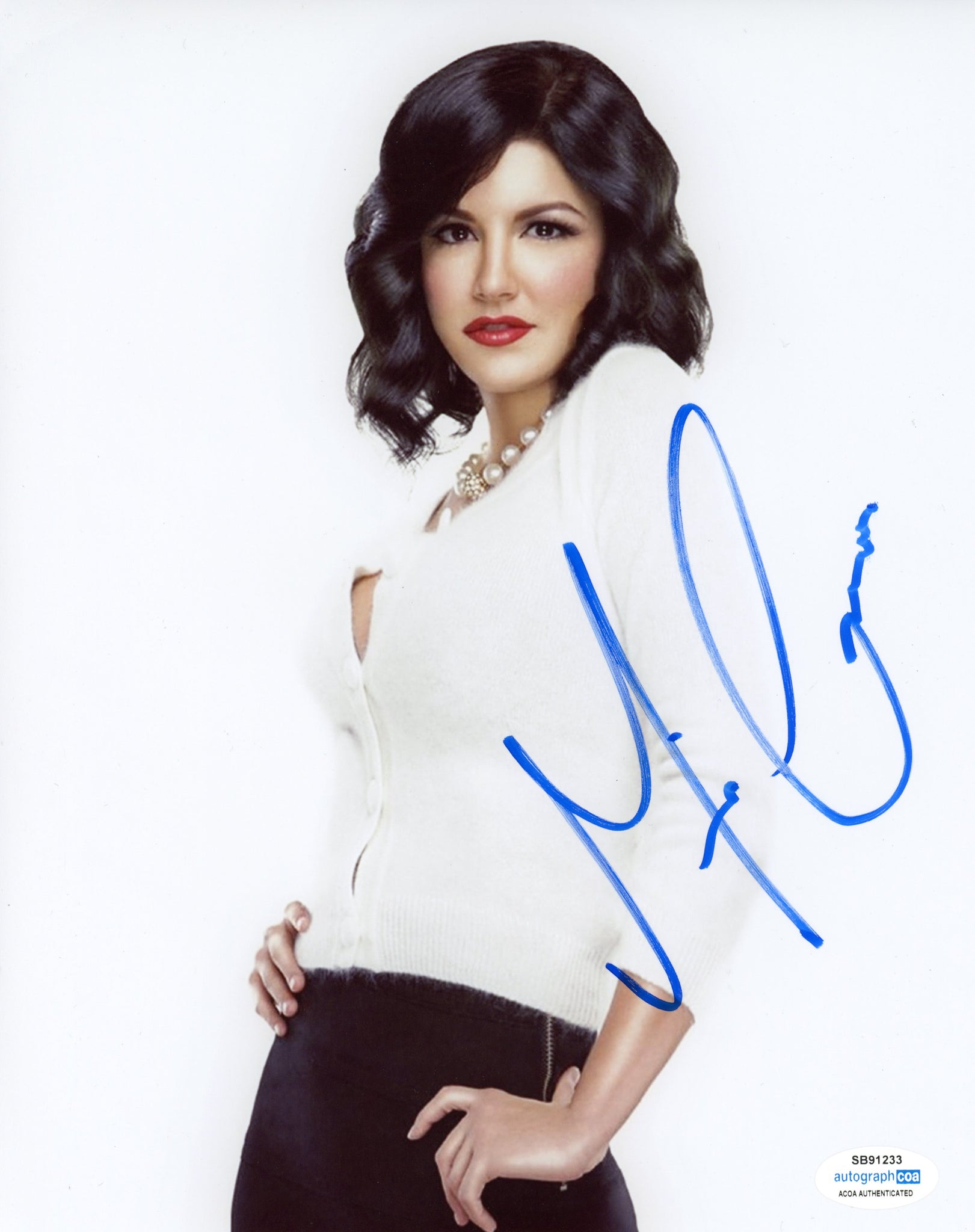 Gina Carano Sexy Signed autograph 8x10 Photo ACOA