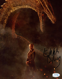 Emma D'Arcy House of the Dragon Signed Autograph 8x10 Photo ACOA