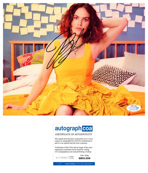 Jessica Brown Findlay Flatshare Signed Autograph 8x10 Photo ACOA