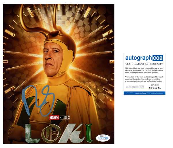 Richard E Grant Loki Signed Autograph 8x10 Photo ACOA