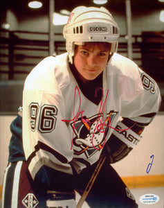 Joshua Jackson Mighty Ducks Signed Autograph 8x10 Photo ACOA