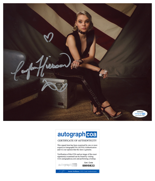 Taylor Hickson Motherland Signed Autograph 8x10 Photo ACOA