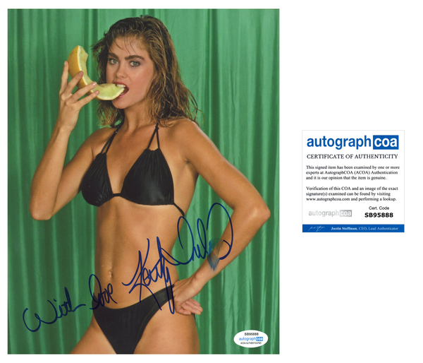 Kathy Ireland Sexy Signed Autograph 8x10 Photo ACOA