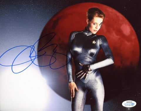 Jeri Ryan Star Trek Signed Autograph 8x10 Photo ACOA