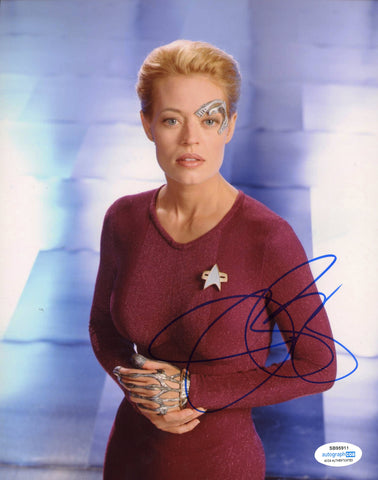 Jeri Ryan Star Trek Signed Autograph 8x10 Photo ACOA