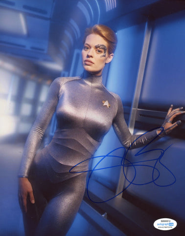 Jeri Ryan Star Trek Signed Autograph 8x10 Photo ACOA