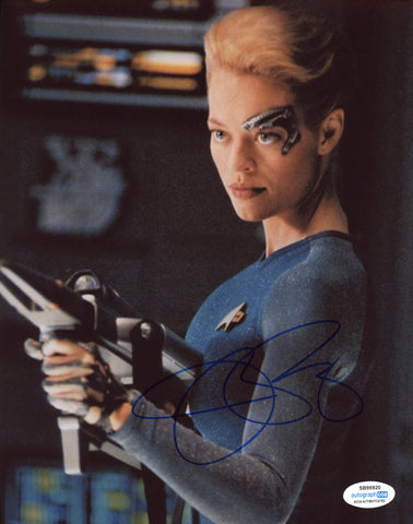 Jeri Ryan Star Trek Signed Autograph 8x10 Photo ACOA