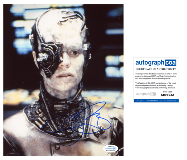 Jeri Ryan Star Trek Signed Autograph 8x10 Photo ACOA