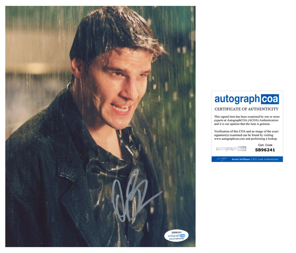 David Boreanaz Angel Buffy Signed Autograph 8x10 Photo ACOA