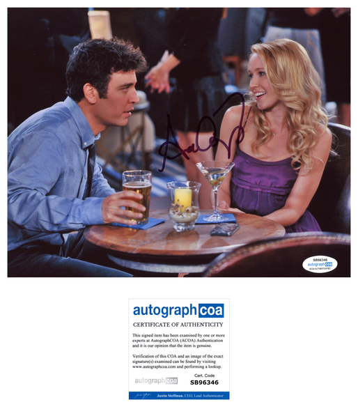 Anna Camp How I Met Your Mother Signed Autograph 8x10 Photo ACOA