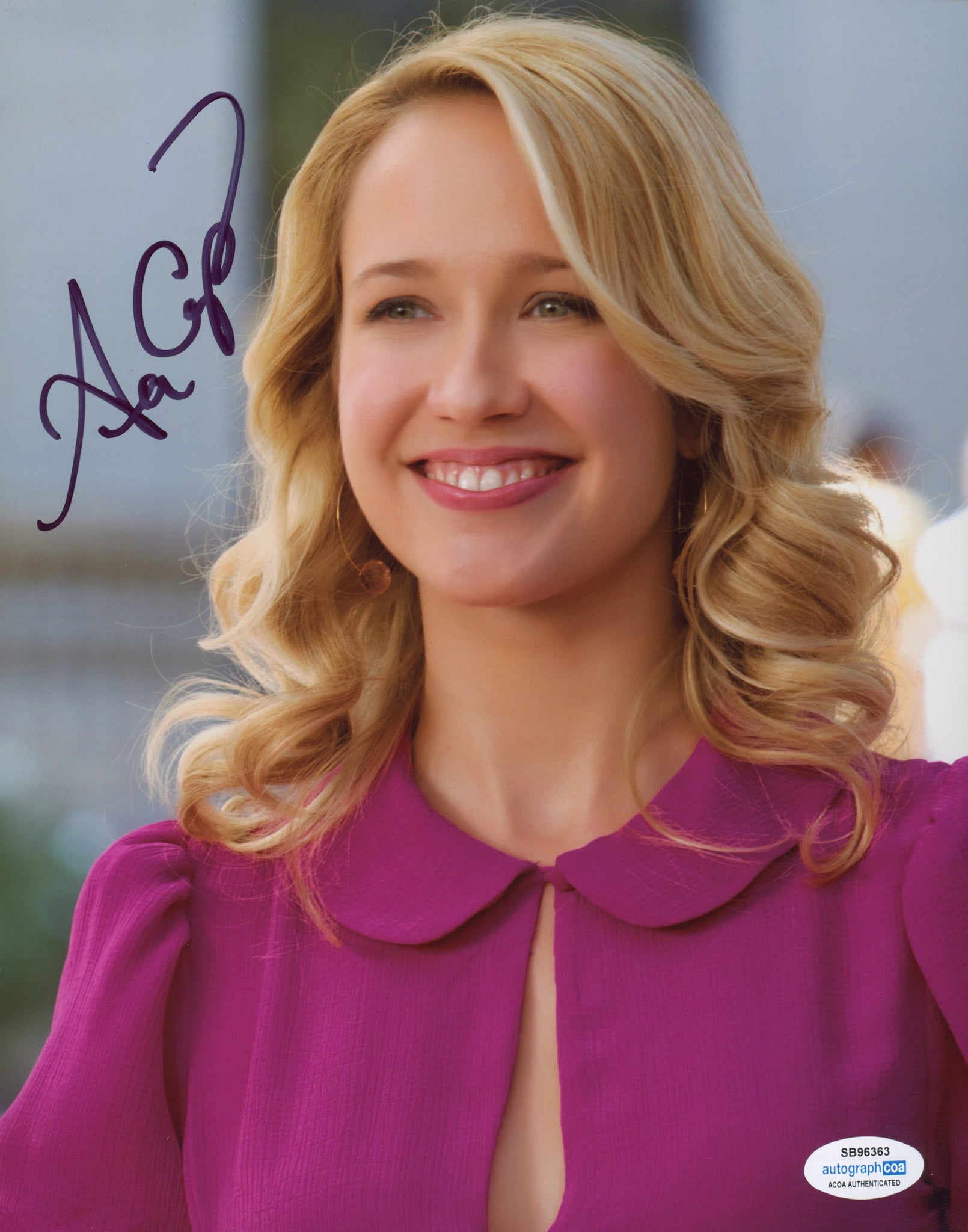 Anna Camp Pitch Perfect Signed Autograph 8x10 Photo ACOA