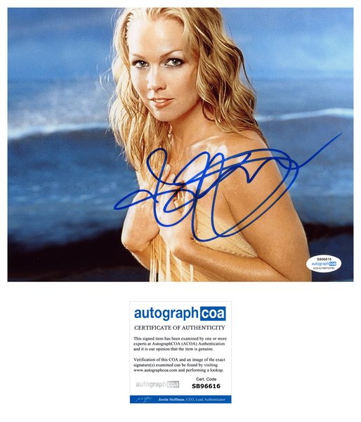 Jennie Garth 90210 Signed Autograph 8x10 Photo ACOA