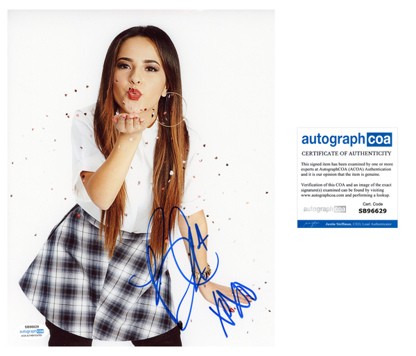 Becky G Power Rangers Signed Autograph 8x10 Photo ACOA