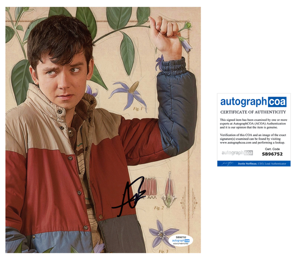 Asa Butterfield Sex Education Signed Autograph 8x10 Photo ACOA