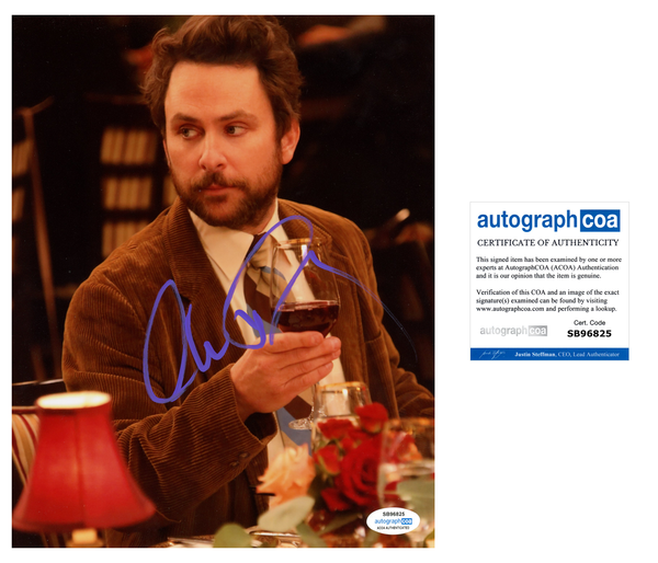 Charlie Day Always Sunny Signed Autograph 8x10 Photo ACOA