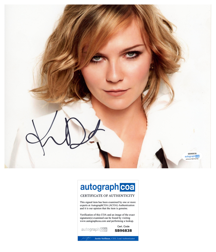 Kirsten Dunst Sexy Signed Autograph 8x10 Photo ACOA | Outlaw Hobbies  Authentic Autographs