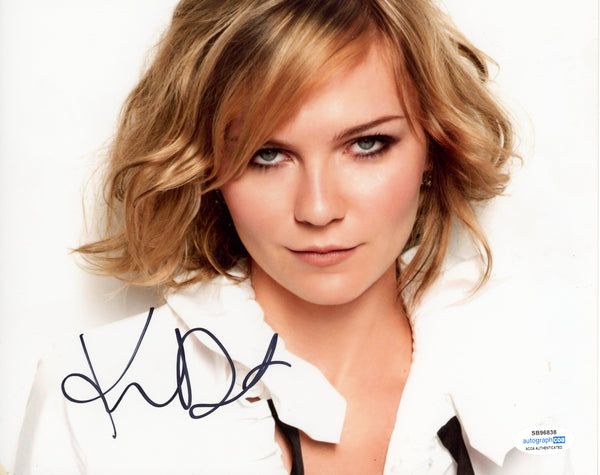 Kirsten Dunst Sexy Signed Autograph 8x10 Photo ACOA