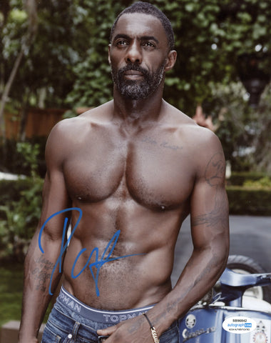 Idris Elba Signed Autograph 8x10 Photo ACOA