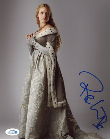 Rebecca Ferguson White Queen Signed Autograph 8x10 Photo ACOA