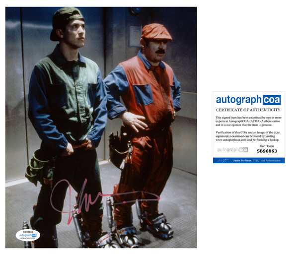 John Leguizamo Mario Bros Signed Autograph 8x10 Photo ACOA