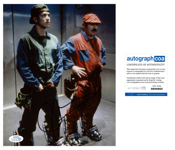 John Leguizamo Mario Bros Signed Autograph 8x10 Photo ACOA