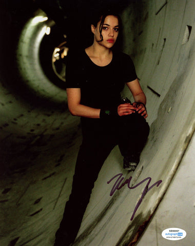 Michelle Rodriguez Resident Evil Signed Autograph 8x10 Photo ACOA