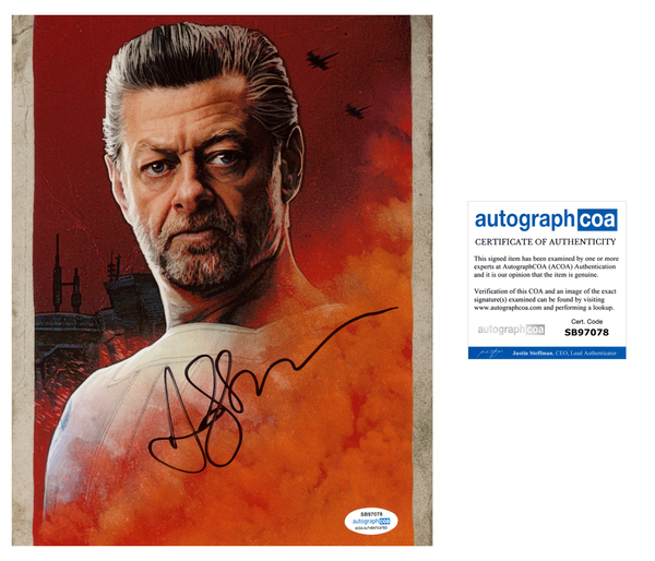 Andy Serkis Andor Signed Autograph 8x10 Photo ACOA