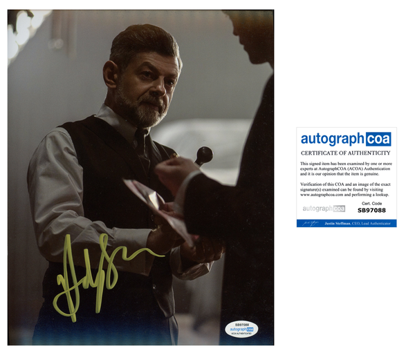 Andy Serkis Batman Signed Autograph 8x10 Photo ACOA