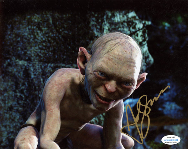 Andy Serkis Lord of the Rings Signed Autograph 8x10 Photo ACOA