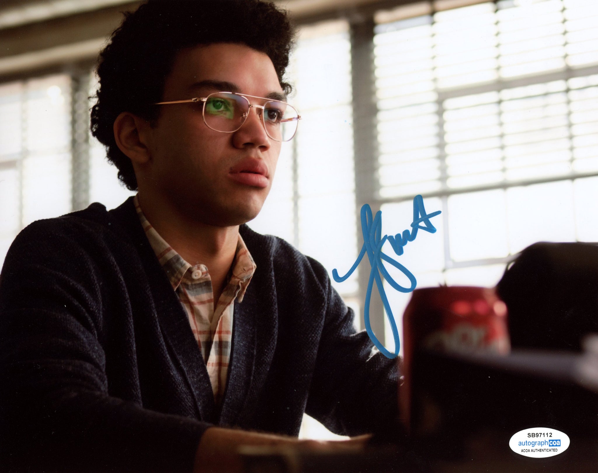 Justice Smith Jurassic World Signed Autograph 8x10 Photo ACOA