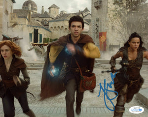 Justice Smith Dungeons and Dragons Signed Autograph 8x10 Photo ACOA