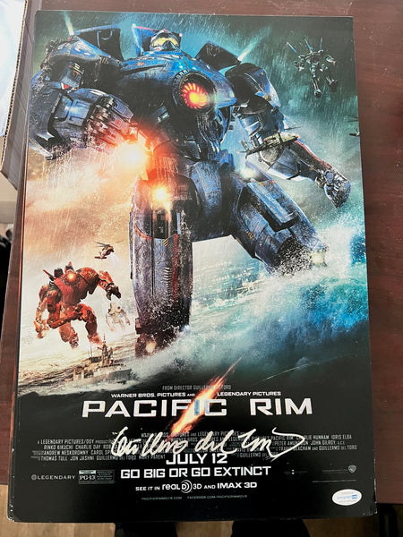 Guillermo Del Toro Pacific Rim Signed Autograph 12x18 ACOA