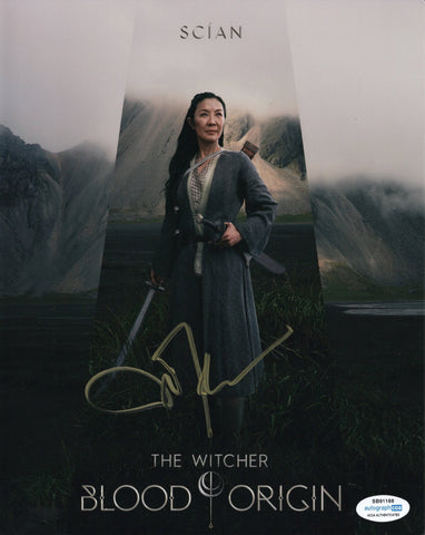 Michelle Yeoh Witcher Signed Autograph 8x10 Photo ACOA