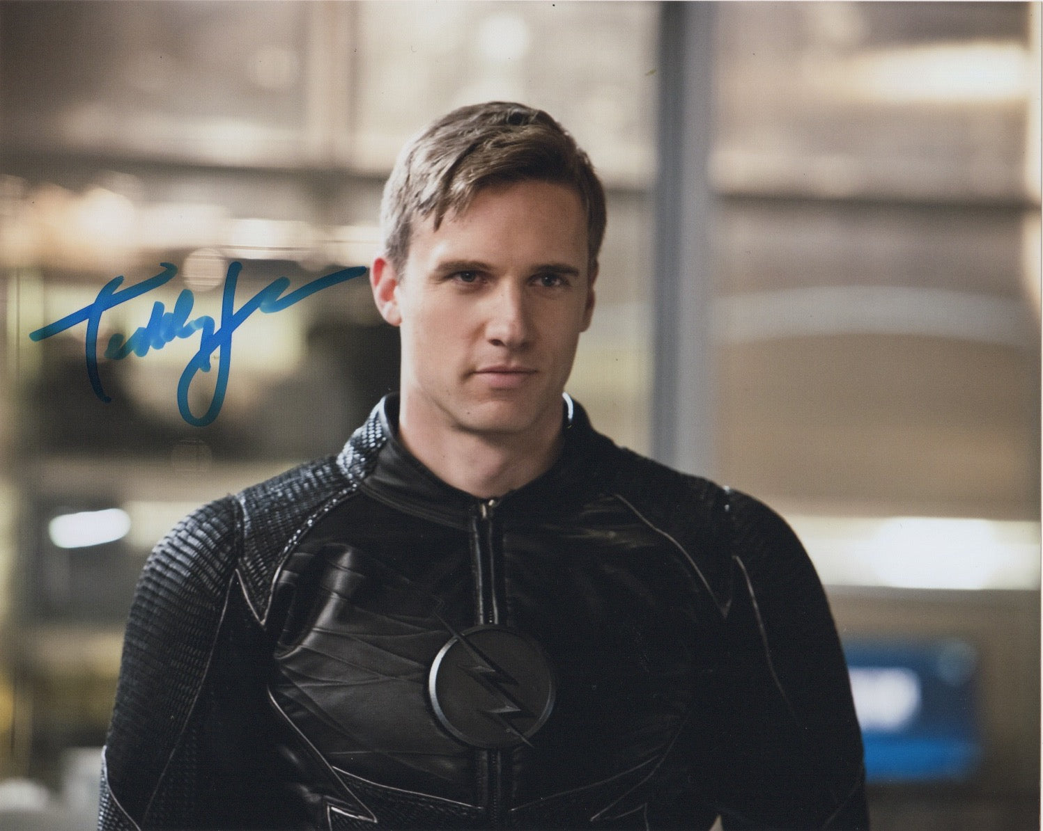 Teddy Sears The Flash Signed Autograph Zoom 8x10 Photo #6 - Outlaw Hobbies Authentic Autographs