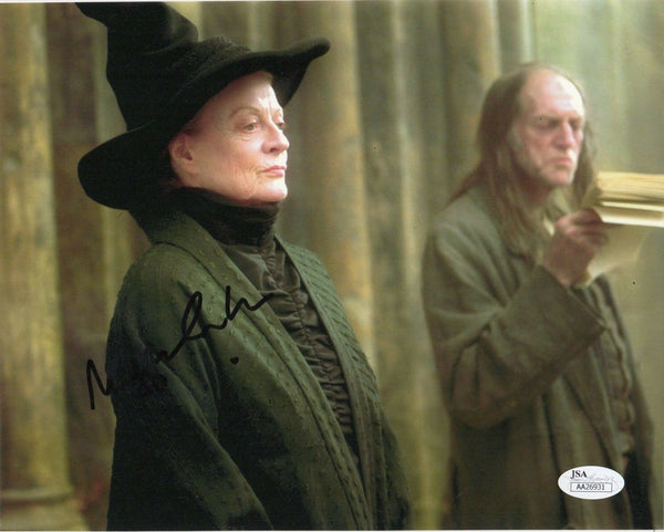 Maggie Smith Harry potter Signed Autograph 8x10 Photo JSA - Outlaw Hobbies Authentic Autographs