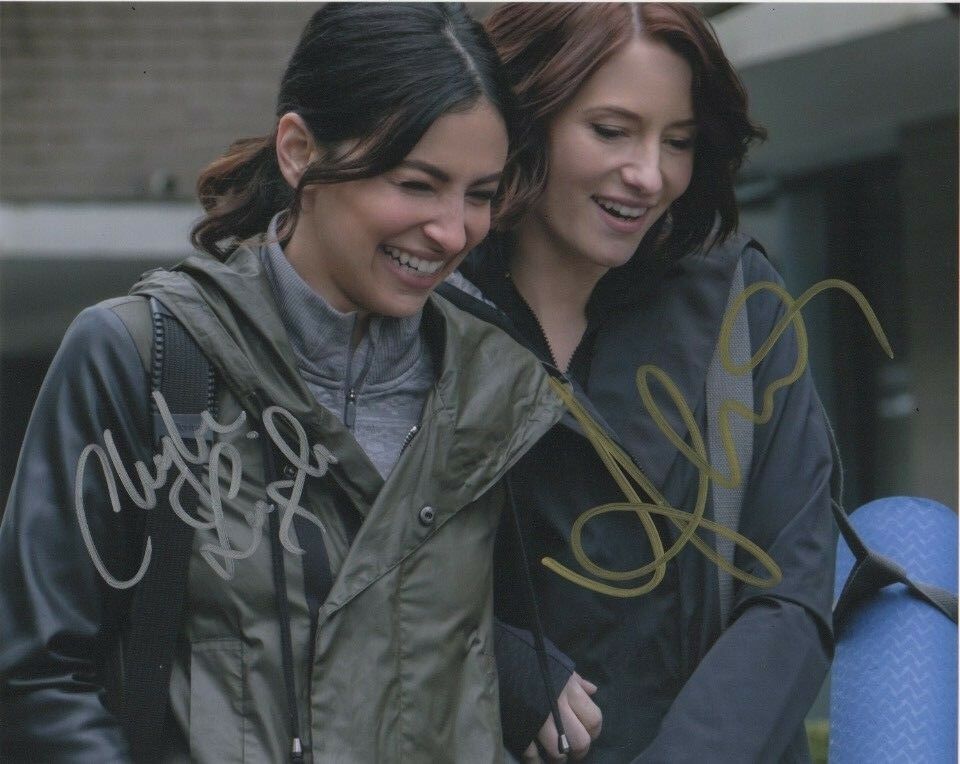 Chyler Leigh Floriana Lima Supergirl Signed Autograph 8x10 Photo #3 - Outlaw Hobbies Authentic Autographs