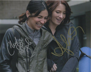 Chyler Leigh Floriana Lima Supergirl Signed Autograph 8x10 Photo #3 - Outlaw Hobbies Authentic Autographs
