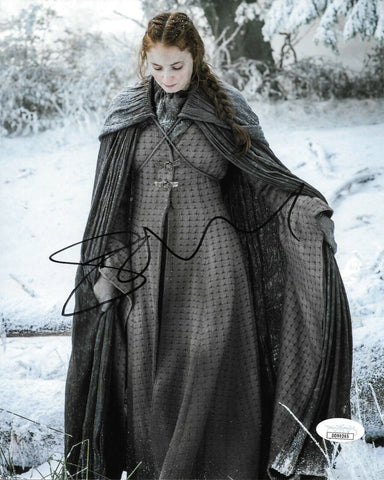 Sophie Turner Game of Thrones Signed Autograph 8x10 Photo JSA
