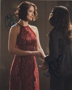 Chyler Leigh Floriana Lima Supergirl Signed Autograph 8x10 Photo - Outlaw Hobbies Authentic Autographs