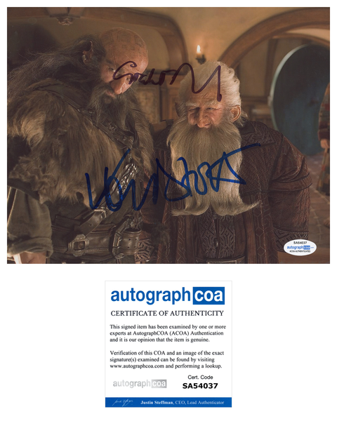 Ken Stott Graham MacTavish Hobbit Signed Autograph 8x10 Photo ACOA LOTR